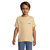 T-shirt manches courtes Enfant coton 150g Regent - personnalisé cœur et dos - Sable