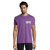 T-shirt manches courtes Homme coton 190g Imperial - personnalisé cœur et dos - Violet Clair