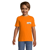 T-shirt manches courtes Enfant coton 150g Regent - personnalisé cœur et dos - Orange