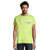 T-shirt manches courtes Homme coton 190g Imperial - personnalisé cœur et dos - Vert Pomme