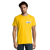 T-shirt manches courtes Homme coton 190g Imperial - personnalisé cœur et dos - Jaune