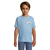 T-shirt manches courtes Enfant coton 150g Regent - personnalisé cœur et dos - Ciel